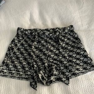 LOFT Tie Belt Shorts